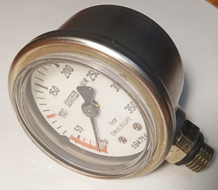 ?? ?? Манометр высокого давления на 350 бар. - Пневматическая барахолка ...