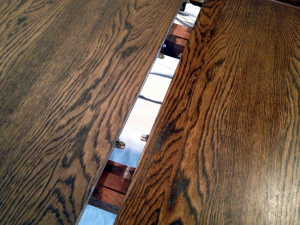 oak-table-turned-farmhouse-table-stain-on-left-danish-oil-on-right.jpg
